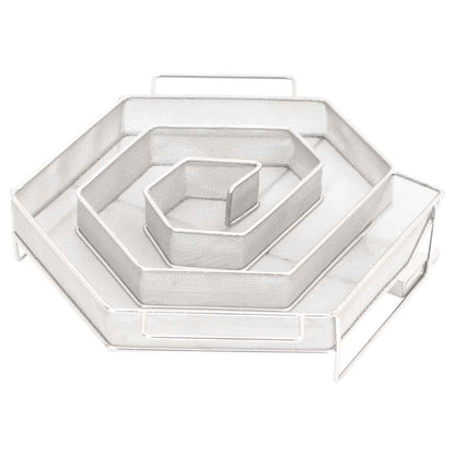 Kaltrauchgenerator 6-Seitig 22,5x22x4,5 cm Edelstahl Rauchgenerator für Räucheröfen