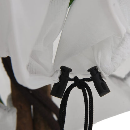 Winter fleece with zipper, 4 pieces, 70 g/m², 1 x 1.55 m, frost protection, garden fleece, plant protection