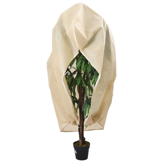 Winter fleece with zipper 70 g/m² 3.93x3.5 m Frost protection Garden fleece Plant protection