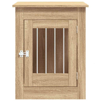 Hundekäfig im Möbelstil Sonoma-Eiche 55x80x68 cm Holzwerkstoff Hundebox