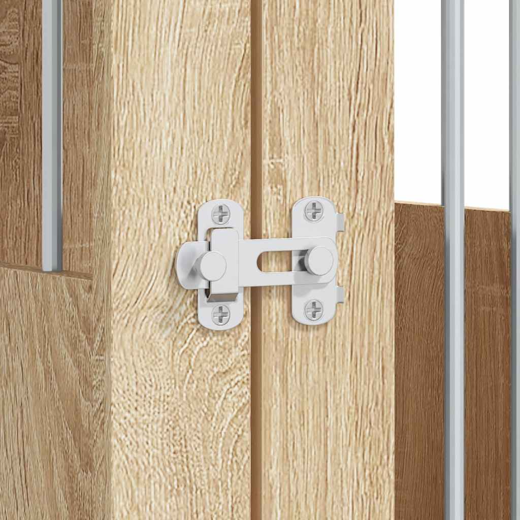 Hundekäfig im Möbelstil Sonoma-Eiche 55x80x68 cm Holzwerkstoff Hundebox