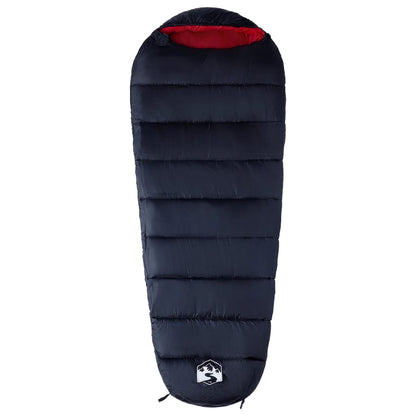 Mumienschlafsack Erwachsene Schwarz Rot Camping 3 Jahreszeiten