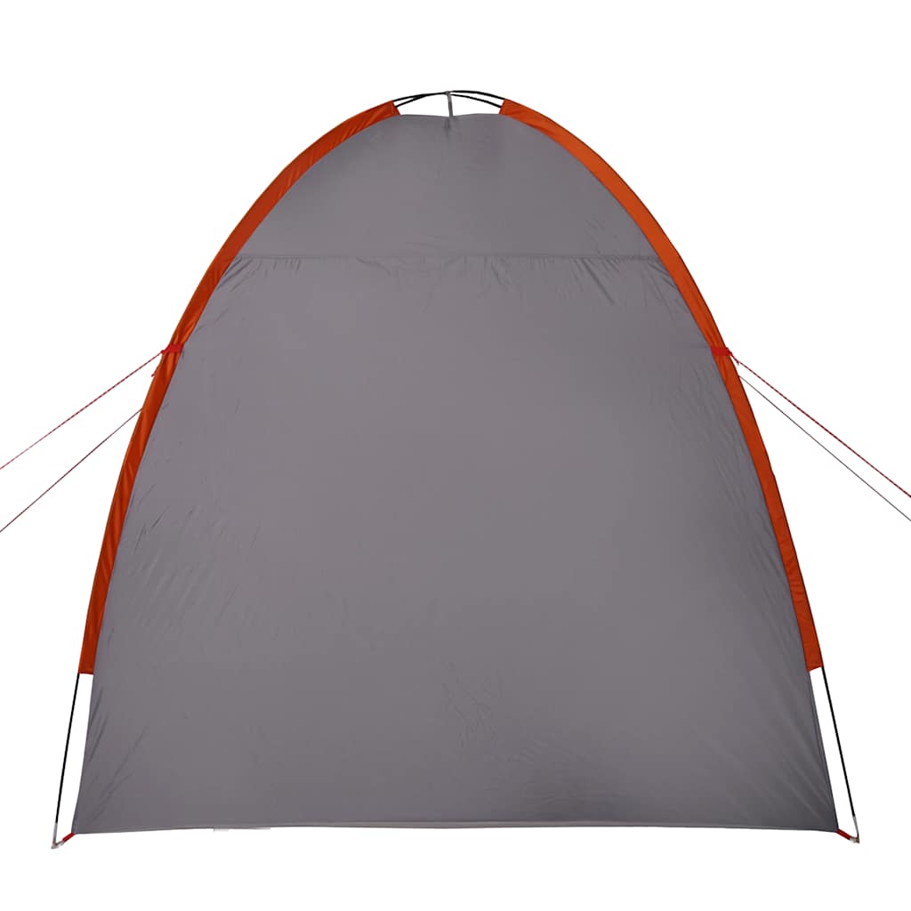 vidaXL Side Tent Grey and Orange Waterproof