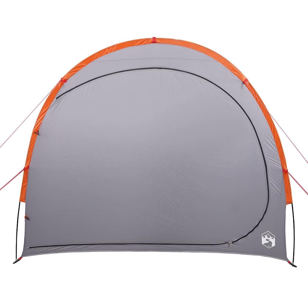 vidaXL Side Tent Grey and Orange Waterproof