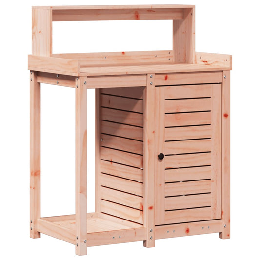 vidaXL Planting Table with Shelves 82.5x50x109.5 cm Solid Douglas Fir