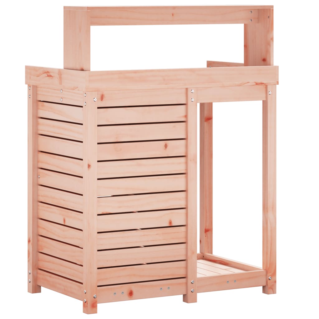vidaXL Planting Table with Shelves 82.5x50x109.5 cm Solid Douglas Fir