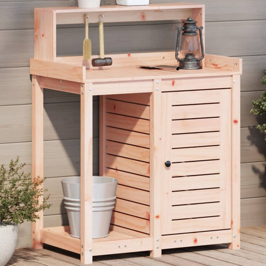 vidaXL Planting Table with Shelves 82.5x50x109.5 cm Solid Douglas Fir