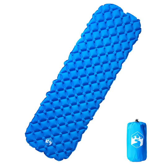 vidaXL Inflatable Sleeping Mat Blue 190x58x6 cm
