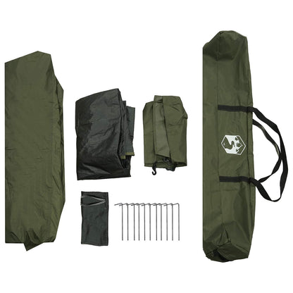 Zelt 4 Personen Olivgrün Quick Release Wasserdicht Camping Angeln