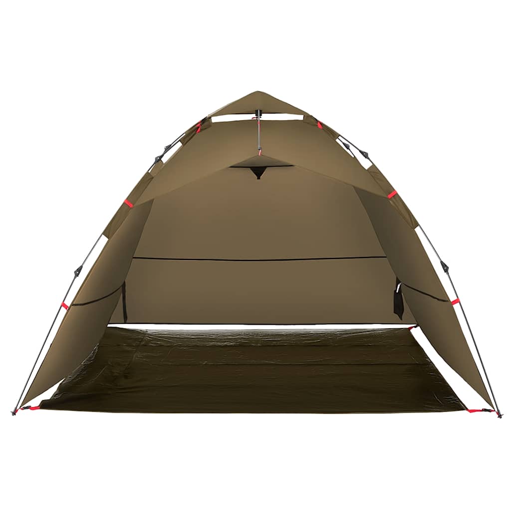vidaXL Fishing Tent 4 Person Olive Green Quick Release