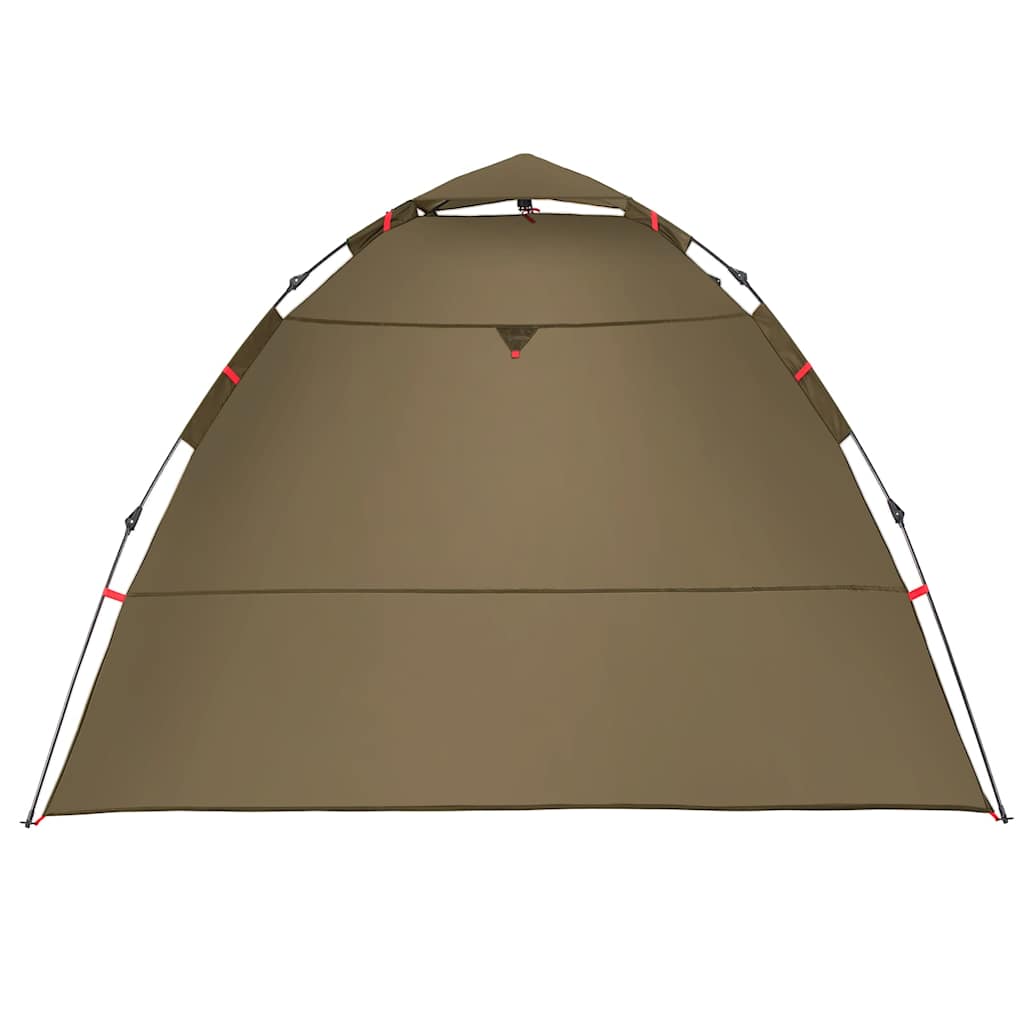 vidaXL Fishing Tent 4 Person Olive Green Quick Release