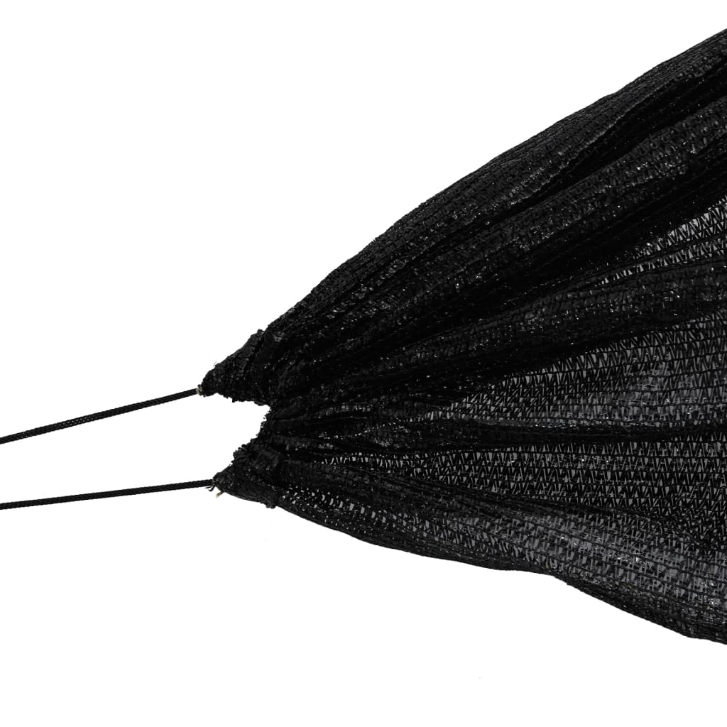 Netztunnel Schwarz 300x50x48,5 cm Stahl PP  Schattierung Pflanzenschutz