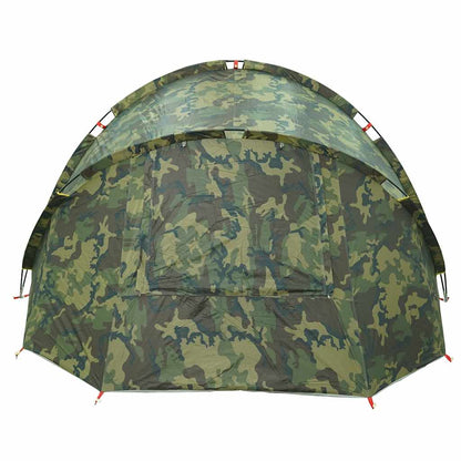 vidaXL Fishing Tent 2 Person Camouflage Pattern Waterproof
