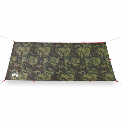 vidaXL Tarp Camouflage Pattern 406x306 cm Waterproof