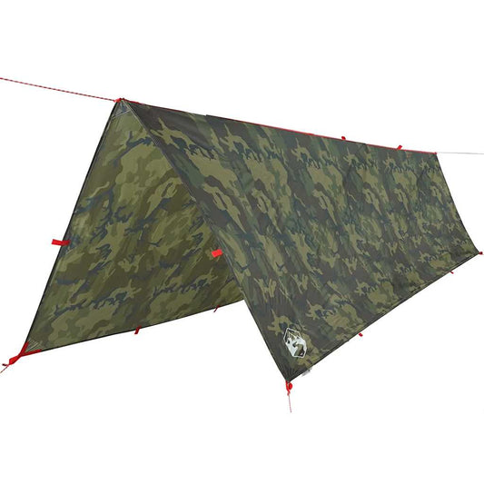 vidaXL Tarp Camouflage Pattern 506x306 cm Waterproof