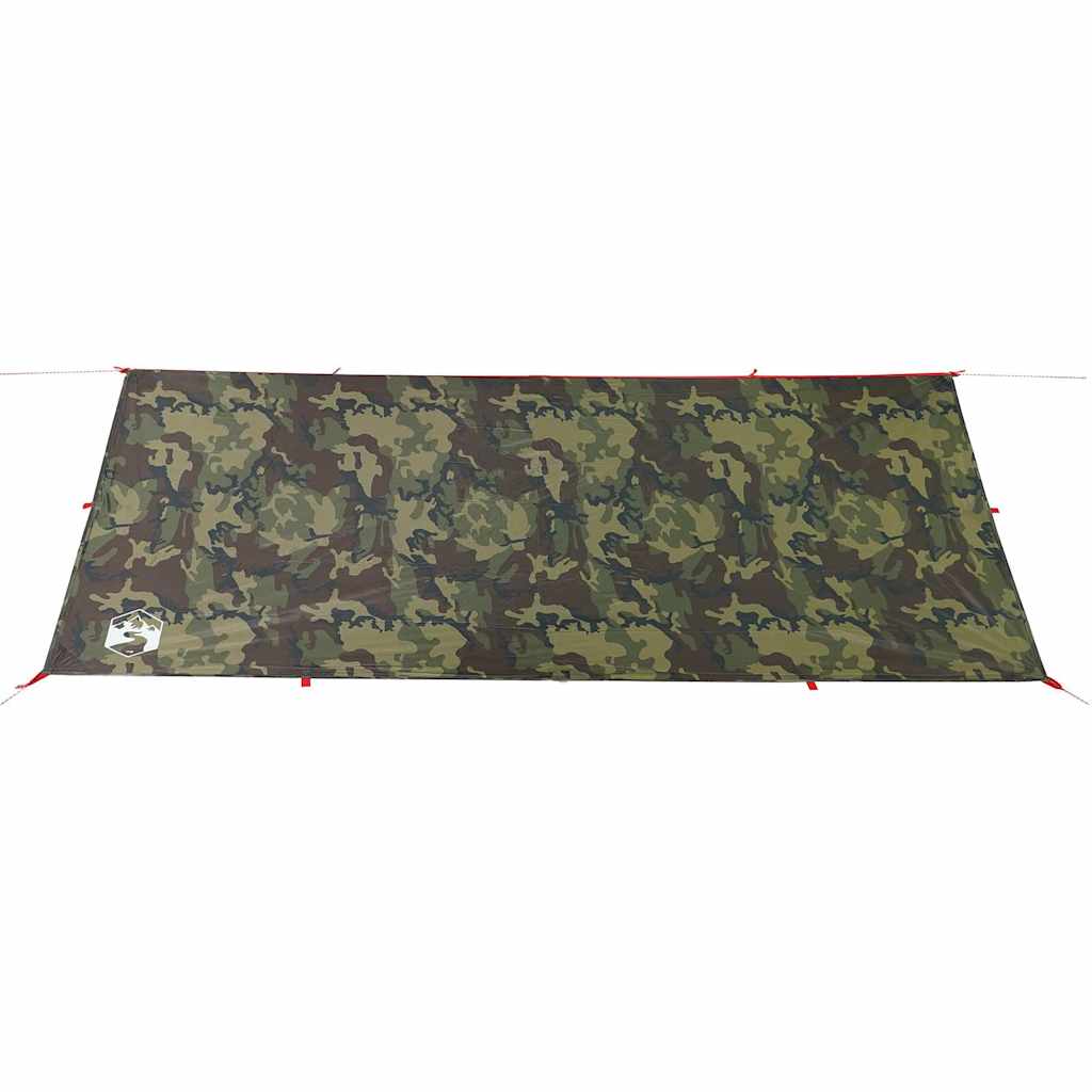 vidaXL Tarp Camouflage Pattern 506x306 cm Waterproof