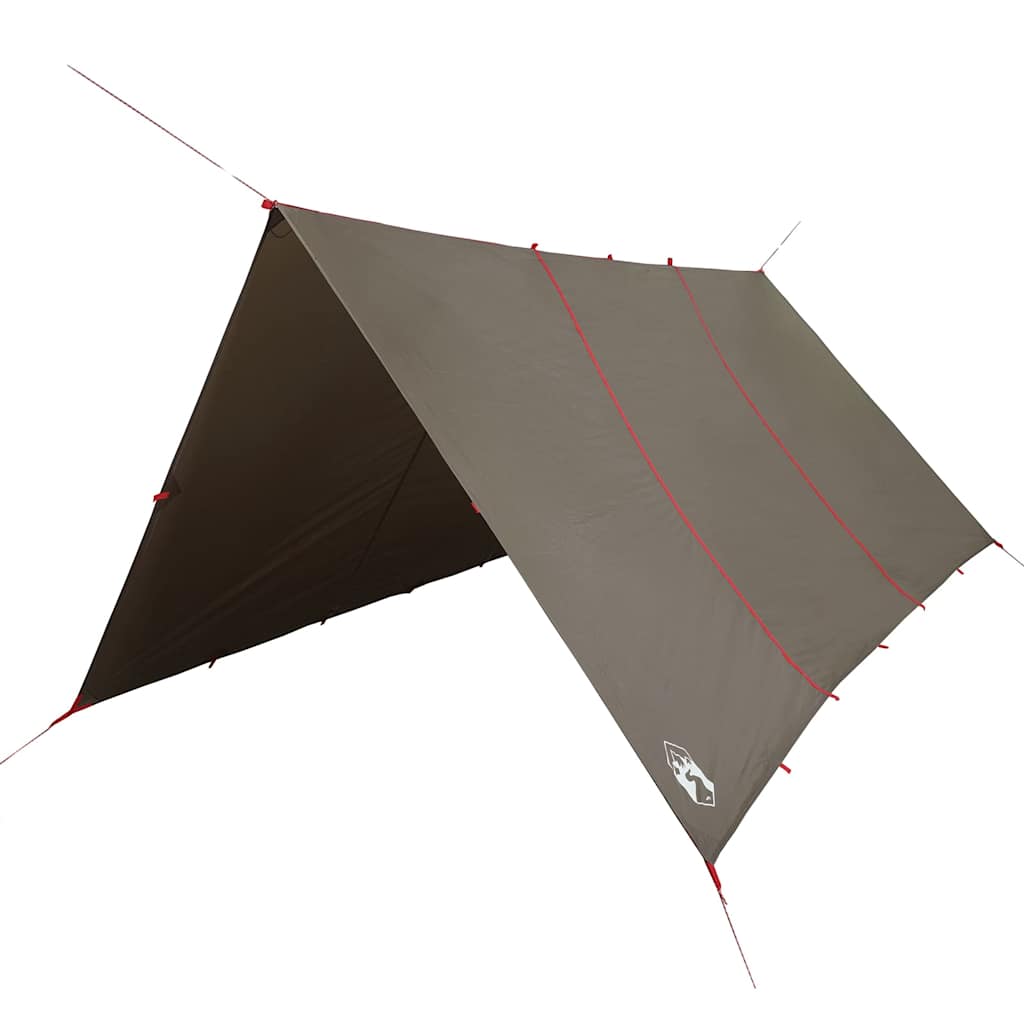 vidaXL Tarp Brown 451x420 cm Waterproof