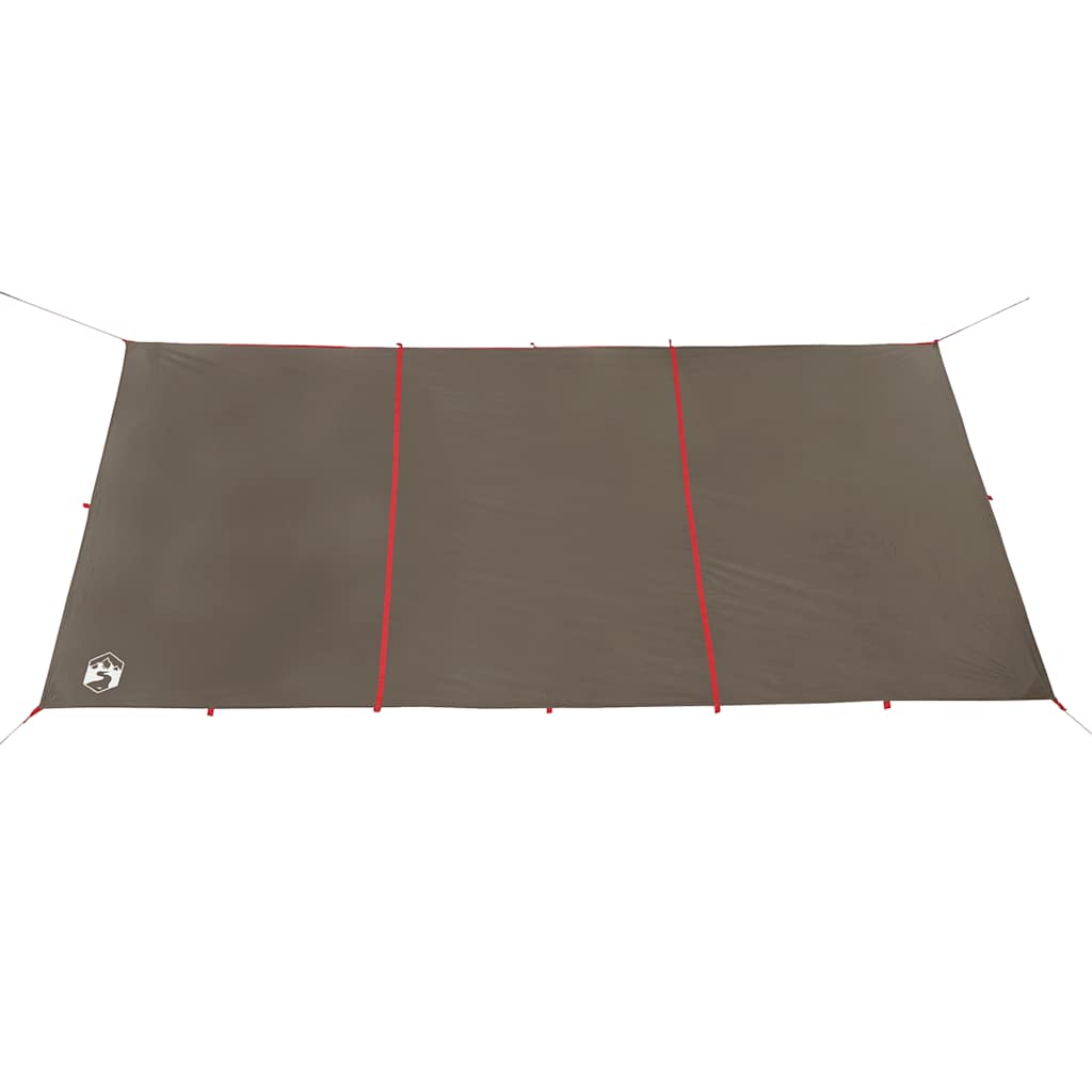 vidaXL Tarp Brown 451x420 cm Waterproof