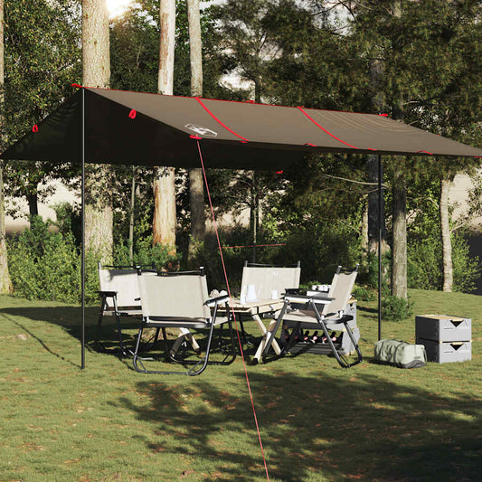 vidaXL Tarp Brown 451x420 cm Waterproof