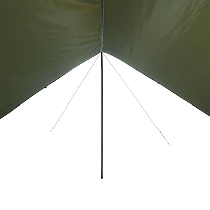 vidaXL Tarp Olive Green 462x306x211 cm Waterproof