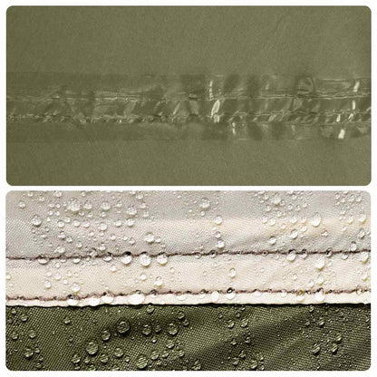 vidaXL Tarp Olive Green 462x306x211 cm Waterproof