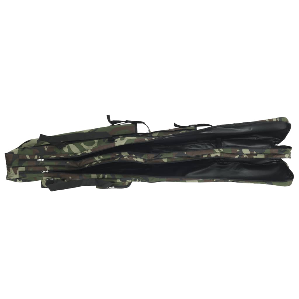Angelrutentasche Flecktarn 150 cm Oxford-Gewebe Rutenfutteral Rutentasche