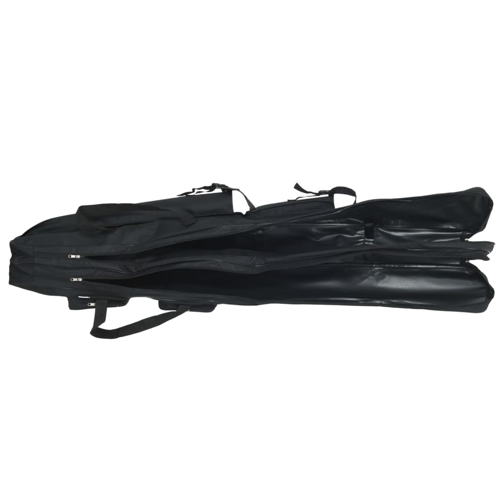 Angelrutentasche Schwarz 160 cm Oxford-Gewebe Rutenfutteral Rutentasche