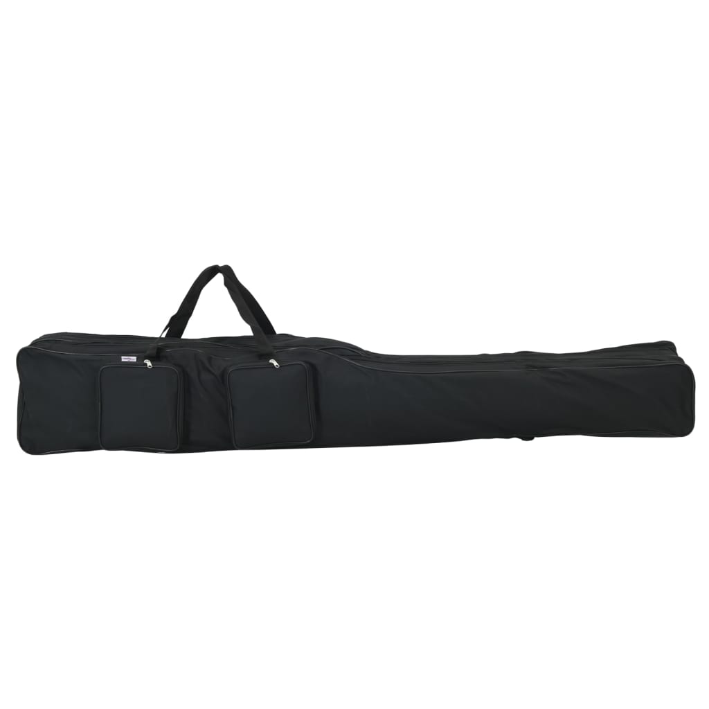 Angelrutentasche Schwarz 150 cm Oxford-Gewebe Rutenfutteral Rutentasche