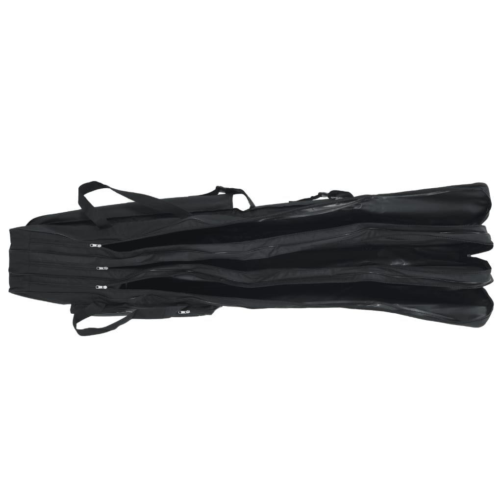 Angelrutentasche Schwarz 150 cm Oxford-Gewebe Rutenfutteral Rutentasche
