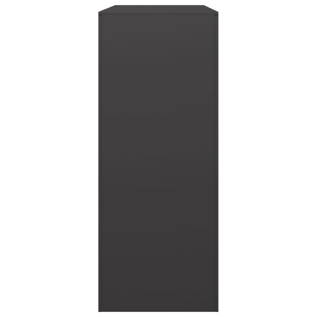 Kaminholzregal Brennholzregal Holzregal 100x40x100 cm Stahl Schwarz Kamin