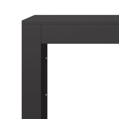 Kaminholzregal Brennholzregal Holzregal 100x40x100 cm Stahl Schwarz Kamin