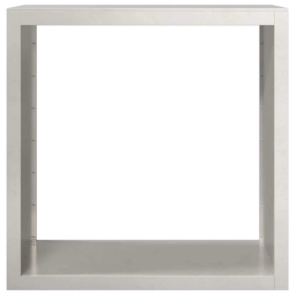 Kaminholzregal Brennholzregal 100x40x100 cm Edelstahl Holzständer Kamin