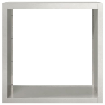 Kaminholzregal Brennholzregal 100x40x100 cm Edelstahl Holzständer Kamin