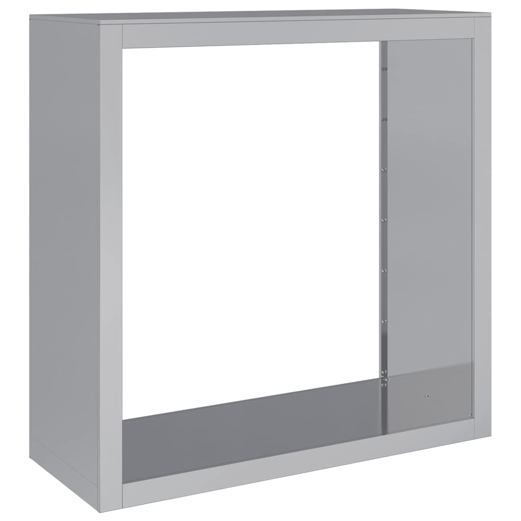 vidaXL Firewood Rack 100x40x100 cm Galvanized Steel