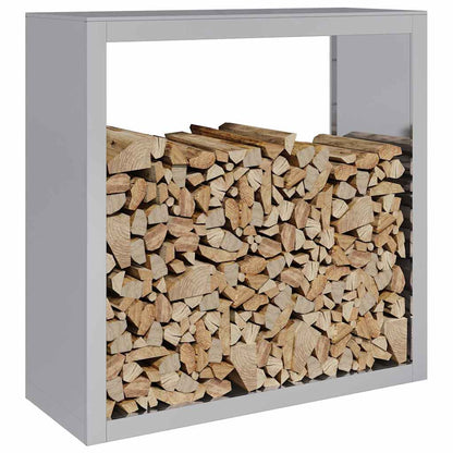 vidaXL Firewood Rack 100x40x100 cm Galvanized Steel