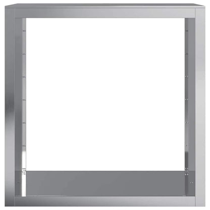 vidaXL Firewood Rack 100x40x100 cm Galvanized Steel