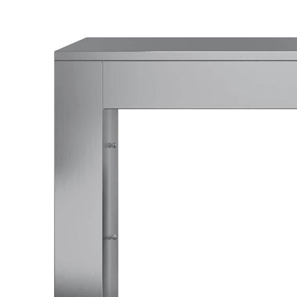 vidaXL Firewood Rack 100x40x100 cm Galvanized Steel