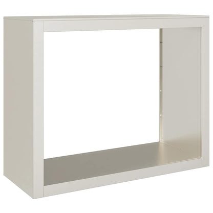 Kaminholzregal Brennholzregal 100x40x80 cm Cortenstahl Wetterfeststahl Rostoptik