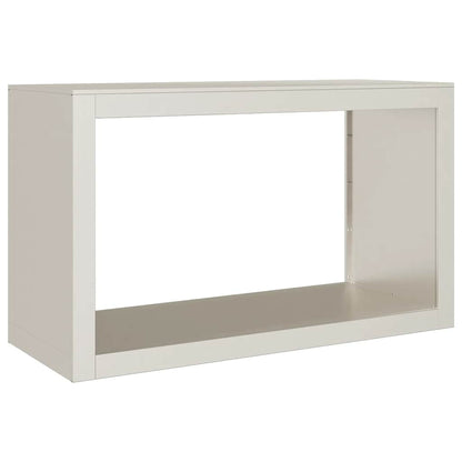 Brennholzregal 100x40x60 cm Cortenstahl rostig Holzlager Feuerholzhalter