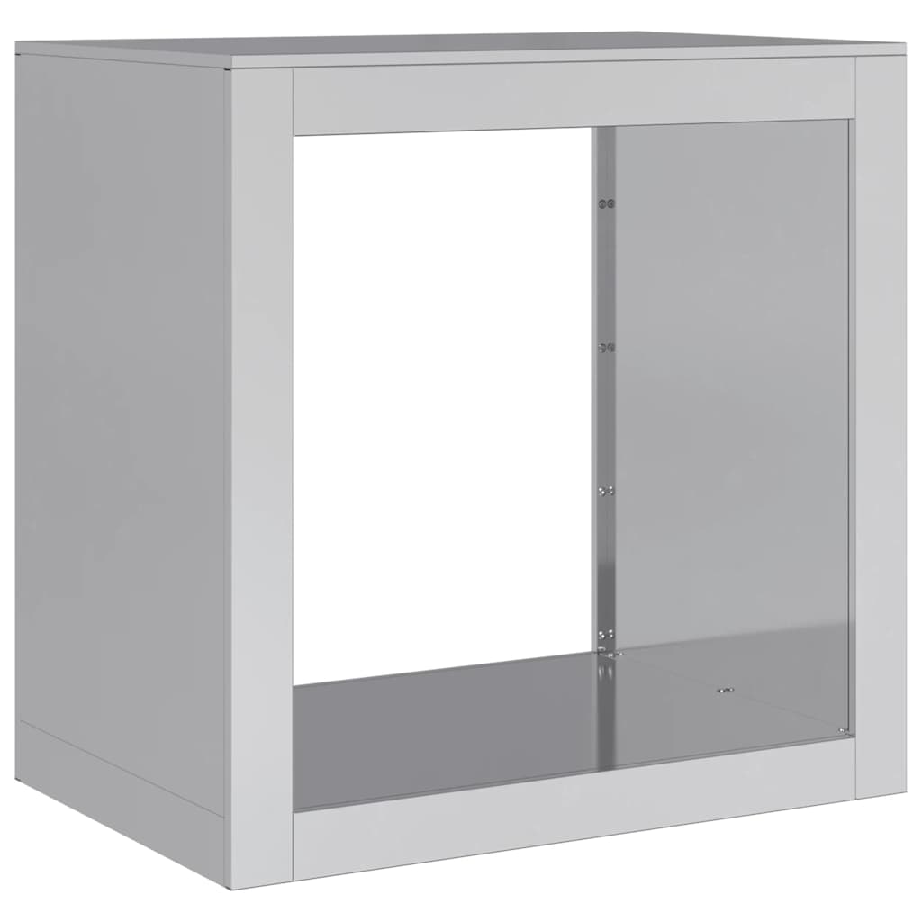 Brennholzständer Kaminholzregal 60x40x60 cm verzinkter Stahl kompakt
