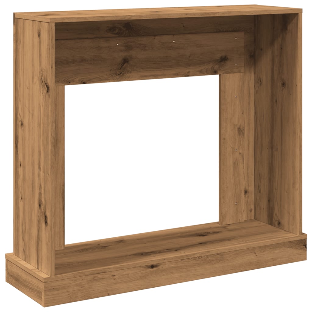 vidaXL Fireplace surround Artisan Oak 100x30x87.5 cm Wood-based material