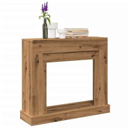 vidaXL Fireplace surround Artisan Oak 100x30x87.5 cm Wood-based material