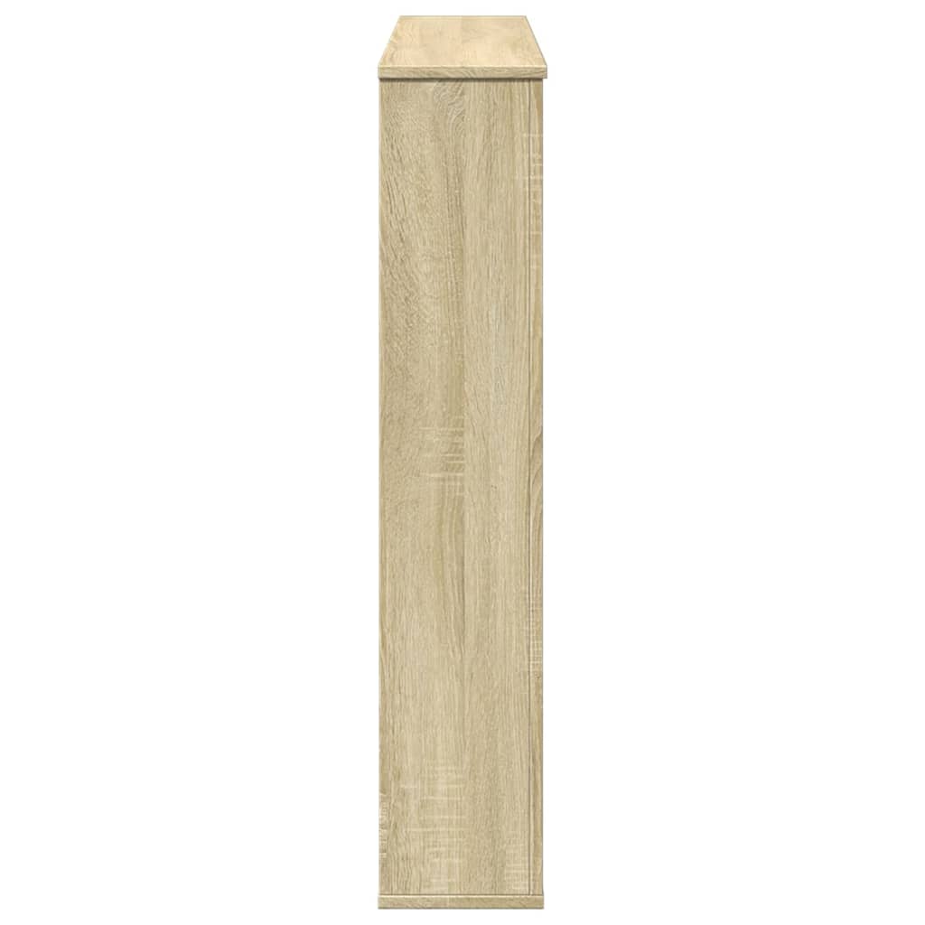 vidaXL Fireplace surround Sonoma oak 100x20x100 cm wood-based material