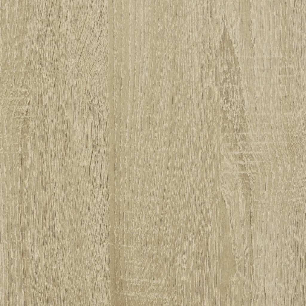 vidaXL Fireplace surround Sonoma oak 100x20x100 cm wood-based material