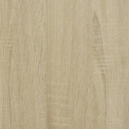 vidaXL Fireplace surround Sonoma oak 100x20x100 cm wood-based material