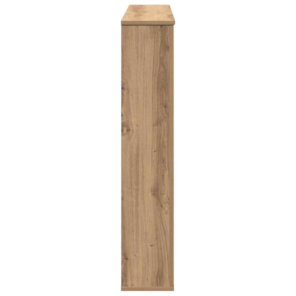 vidaXL Fireplace Surround Artisan Oak 100x20x100 cm Wood-based material