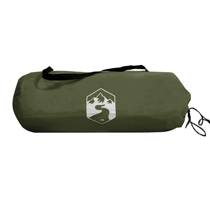 vidaXL Fishing Tent 3 Person Olive Green Waterproof