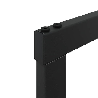 Kaminholzregal Brennholzregal 55x30x116 cm Stahl horizontal vertikal Schwarz