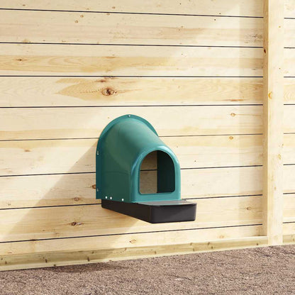 Abrollnest Hühner 4er Set Legenest Kunststoff 37x50x44,5 cm Wandmontage