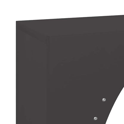 Brennholzregal Schwarz 50x23x100 cm Kaltgewalzter Stahl Feuerholzständer
